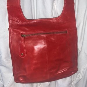 HOBO Red Leather Crossbody